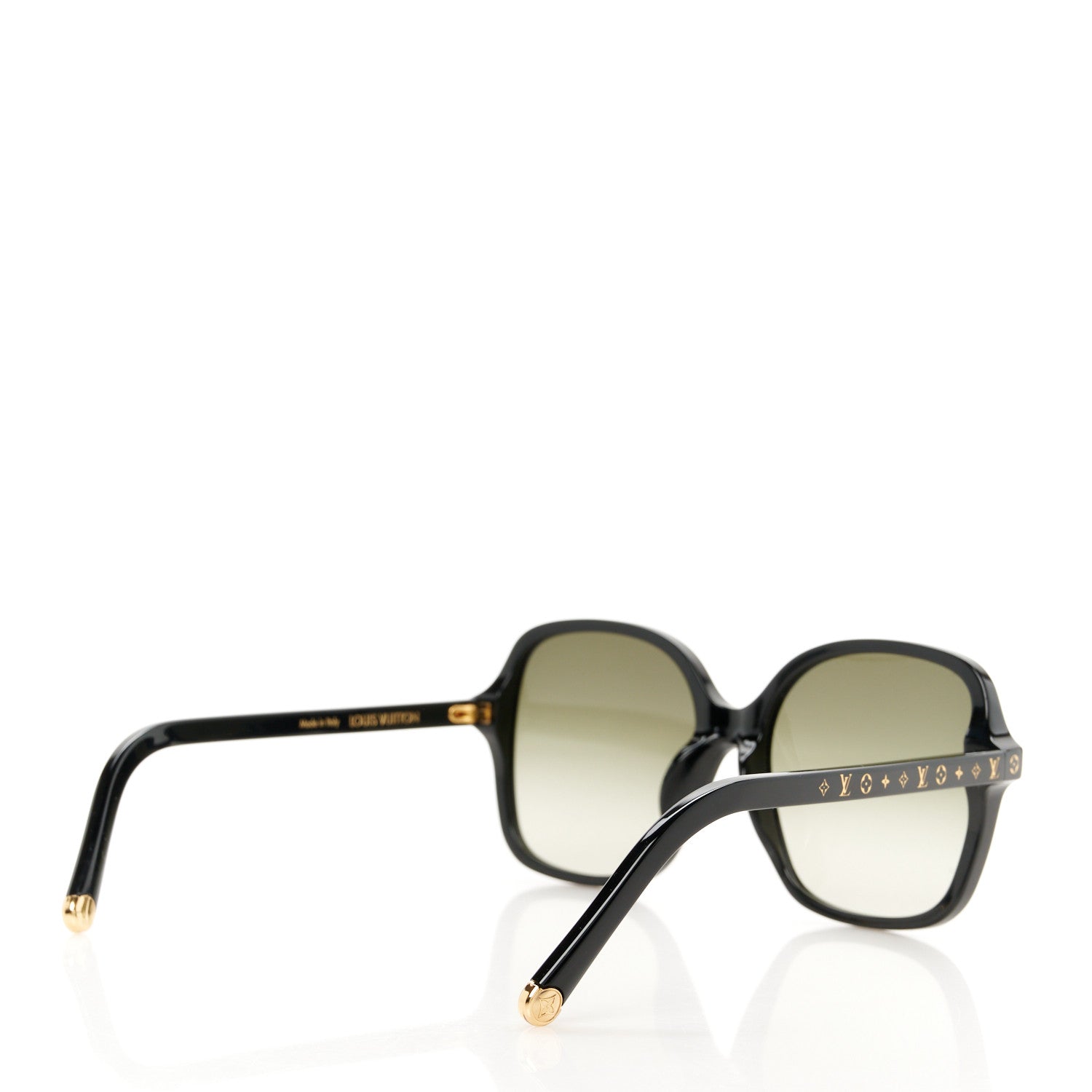 Louis Vuitton Acetate My Monogram Light Square Sunglasses Z1861E Black 4 of 8