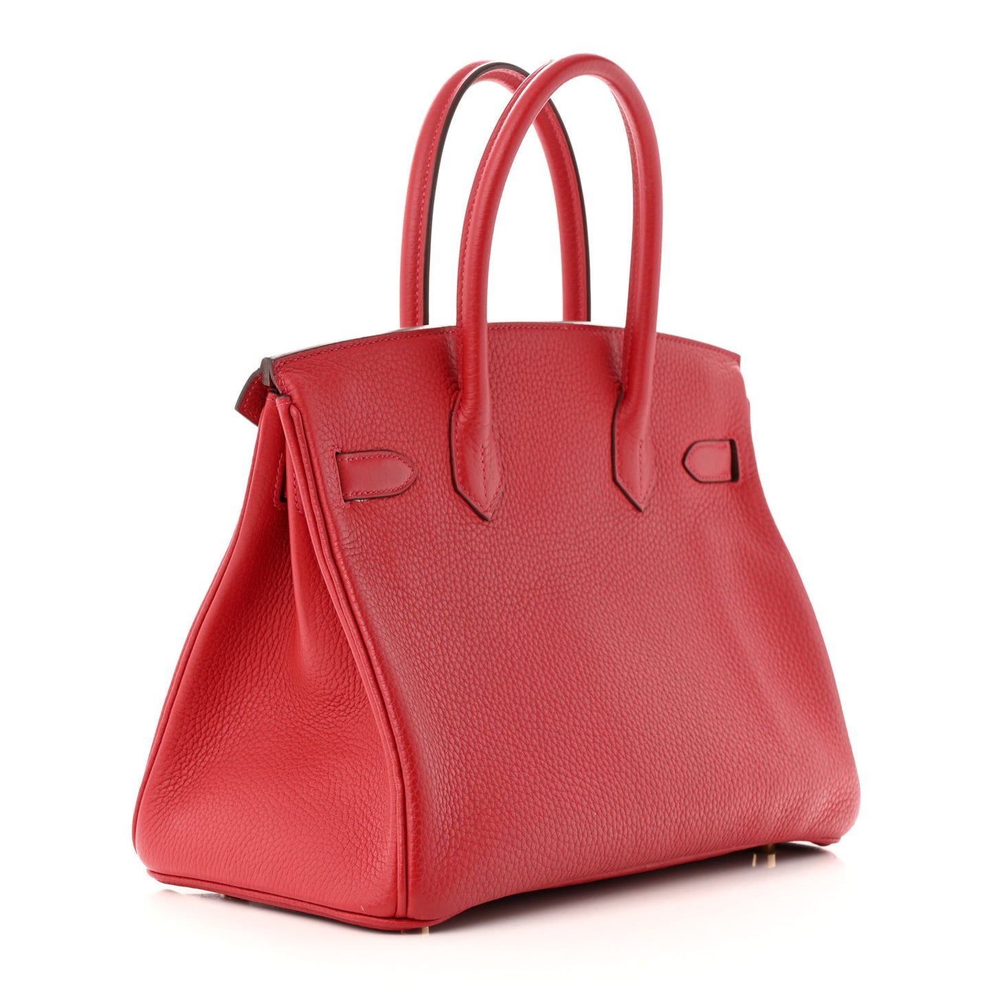 Taurillon Clemence Birkin 30 Rouge Casaque