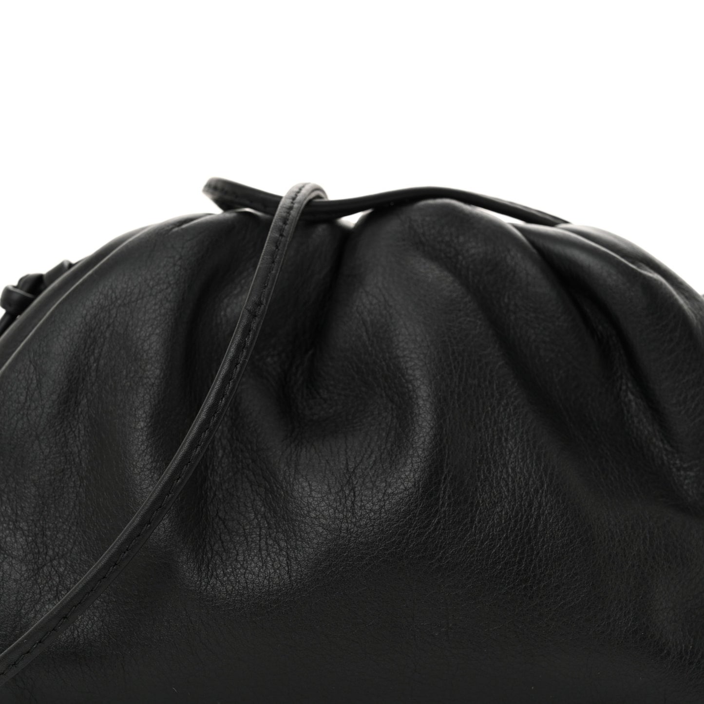 Butter Calfskin The Mini Pouch Black