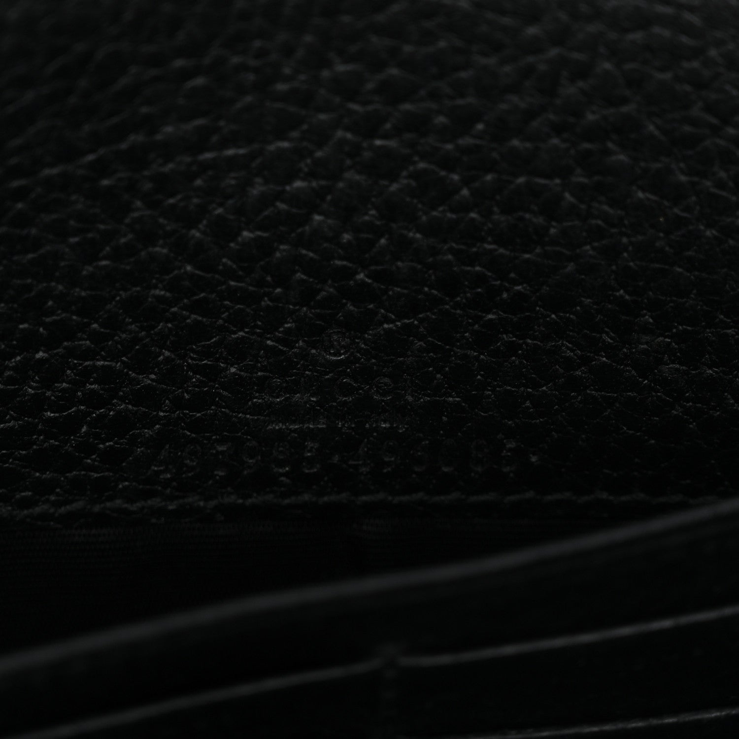 Gucci Calfskin Mini GG Marmont Chain Wallet Black 5 of 13