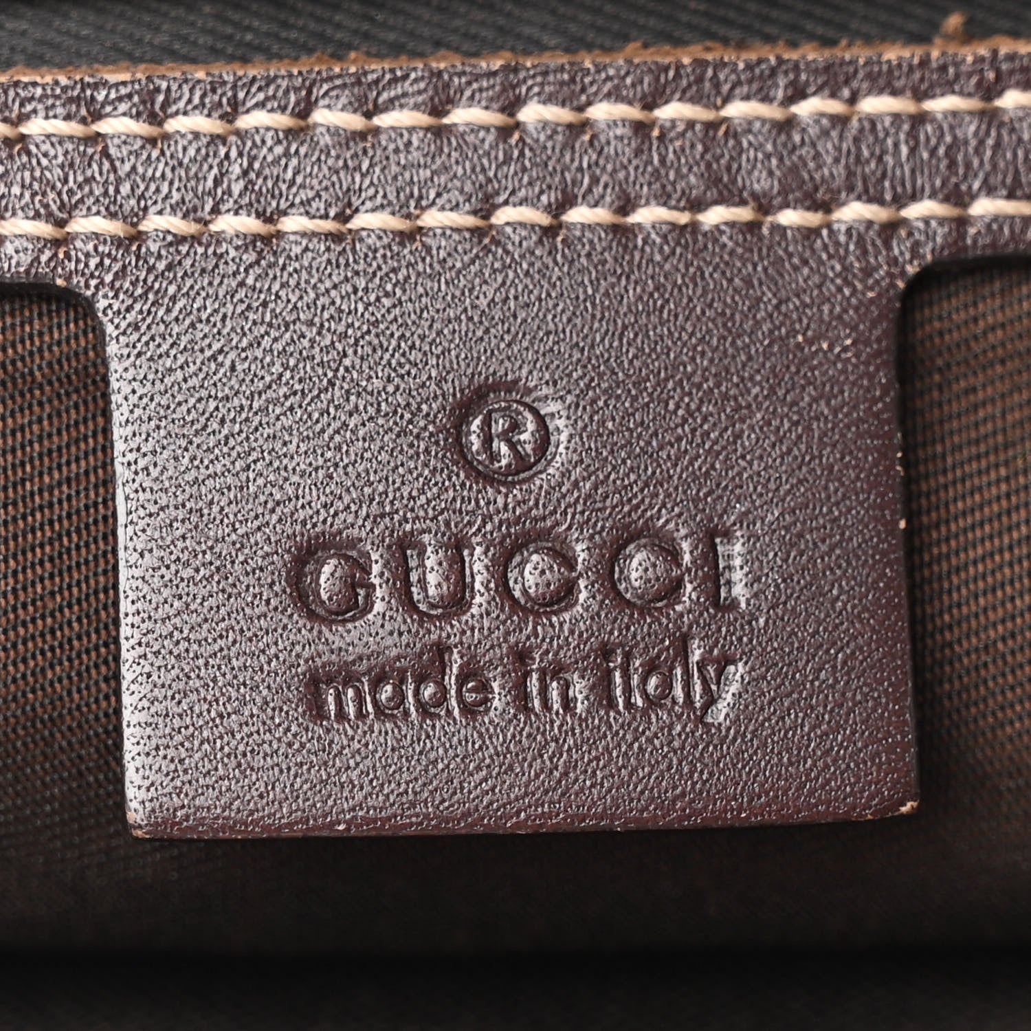 Gucci GG Supreme Monogram Medium Flat Messenger Bag Dark Brown 6 of 10