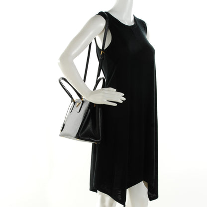 Prada Saffiano Small Galleria Double Zip Tote Black 3 of 10