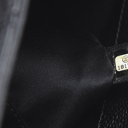 Chanel Caviar Quilted Grand Shopping Tote GST Black 6 of 9