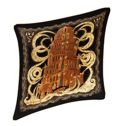 Hermes Silk Plisse Les Rivieres de Babel Scarf 90 1 of 5