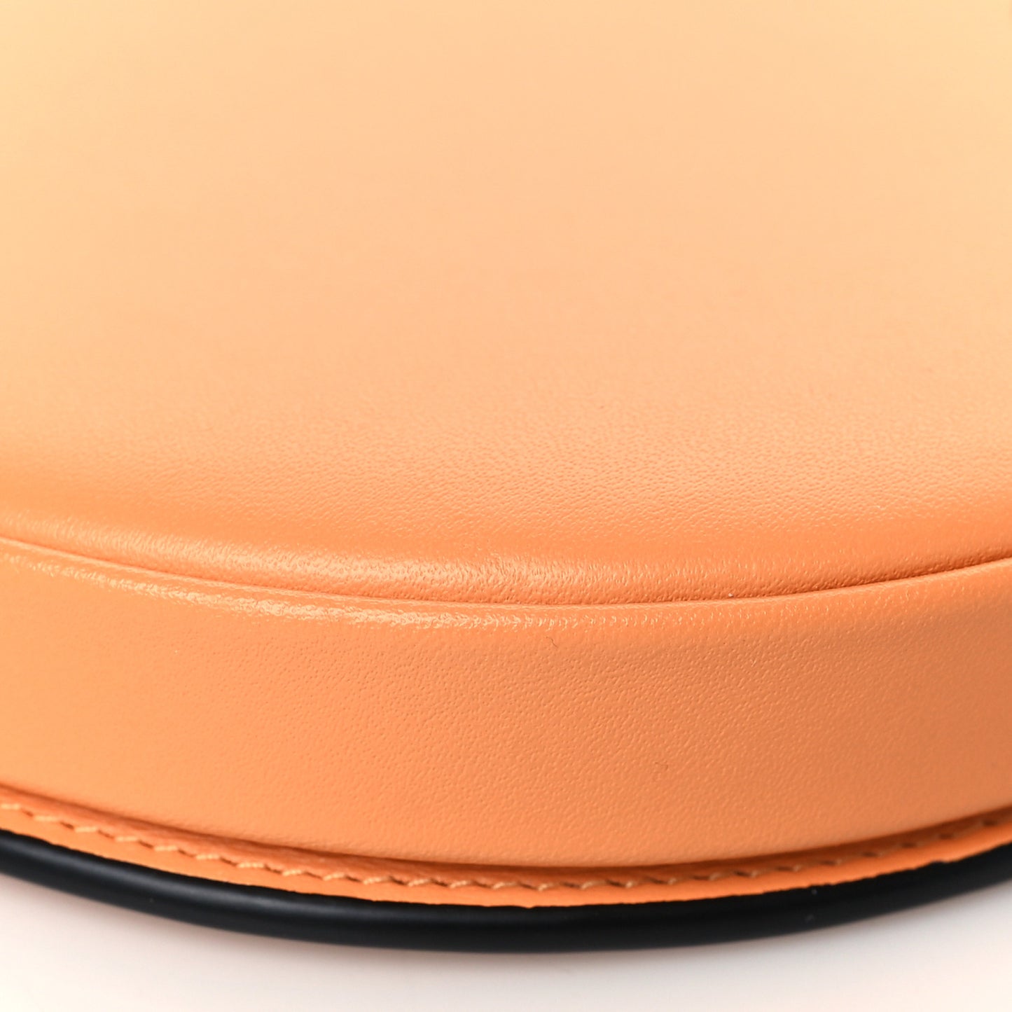 Soft Calfskin Small Heel Bag Apricot