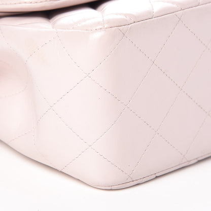 Chanel Lambskin Quilted Jumbo Double Flap Light Pink 10 of 12