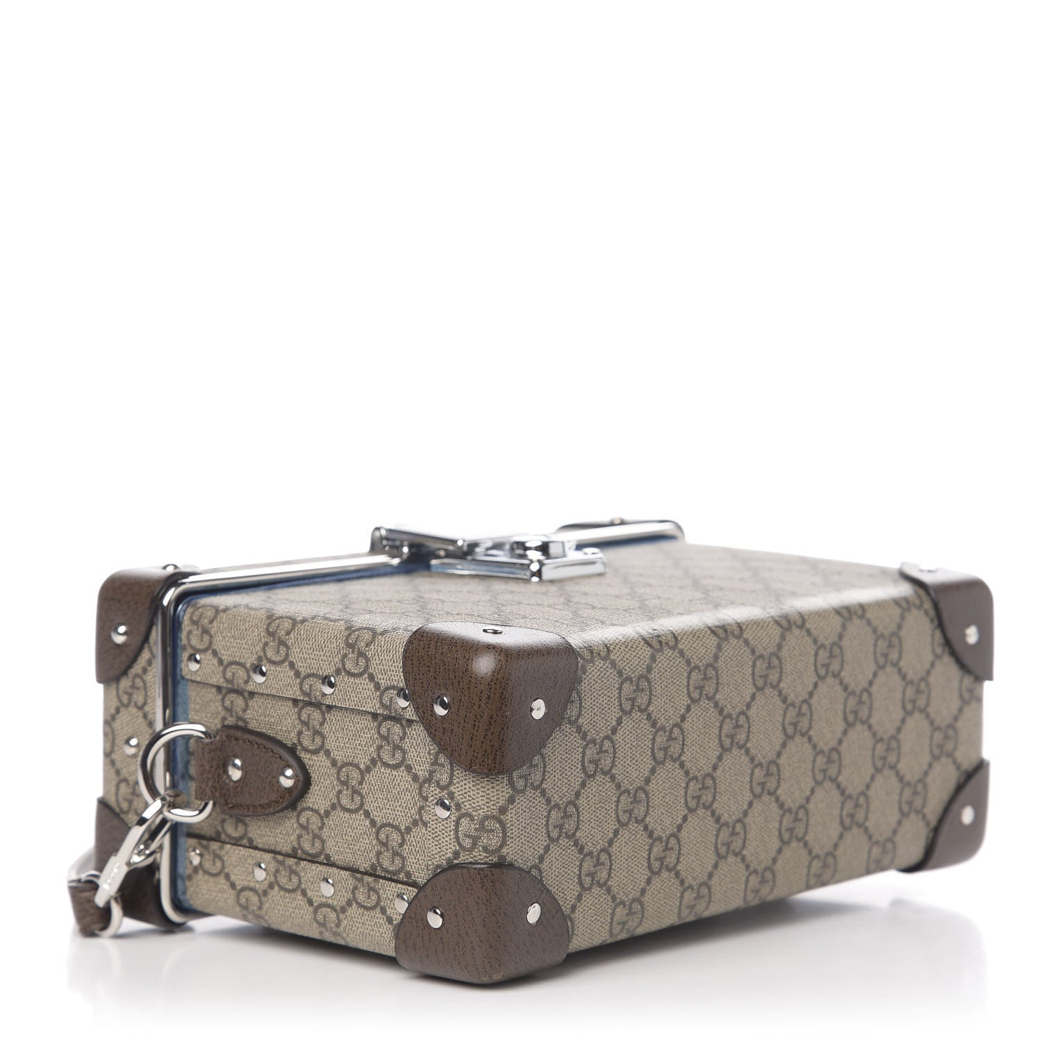 Gucci GG Supreme Monogram Globe-Trotter Beauty Case Brown 3 of 8