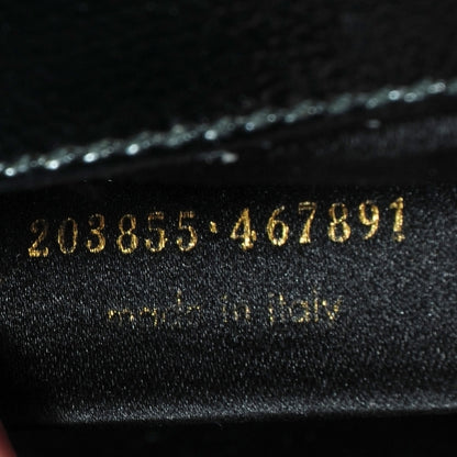 Saint Laurent Textured Patent Monogram Large Belle De Jour Clutch Black 7 of 7
