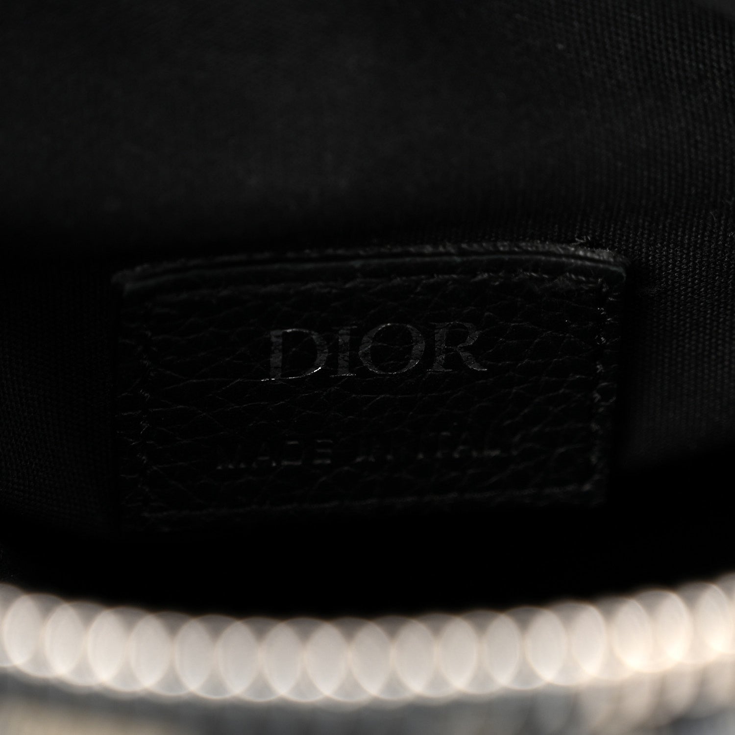 Christian Dior Oblique Mens Saddle Bag Blue 6 of 11