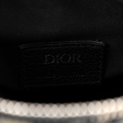 Christian Dior Oblique Mens Saddle Bag Blue 6 of 11