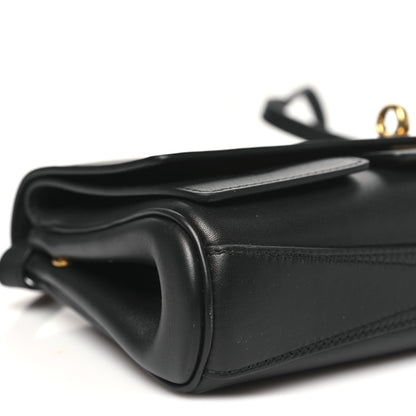 Balenciaga Smooth Calfskin Small Bel Air Clutch On Strap Black 8 of 9