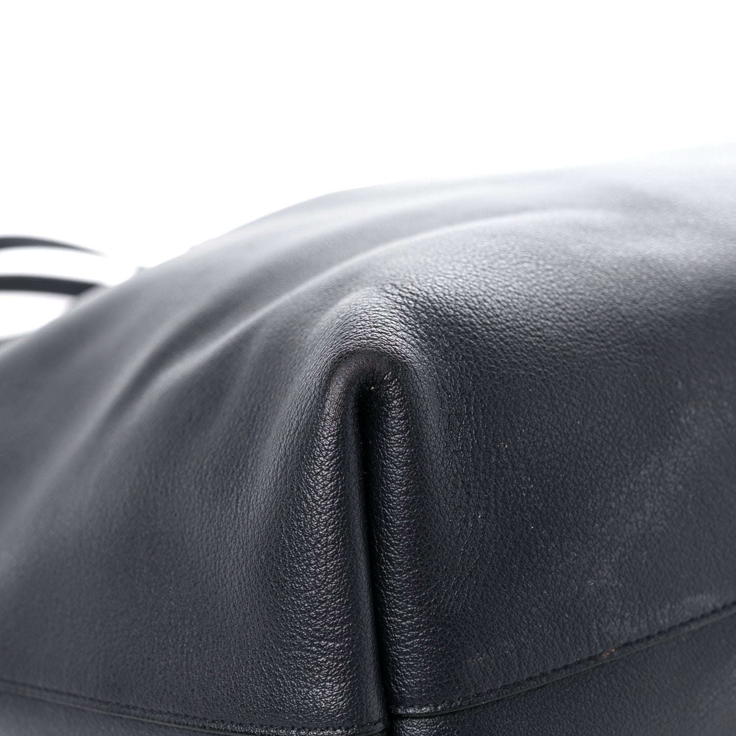 Saint Laurent Calfskin Large Shopping Tote Black 9 of 23