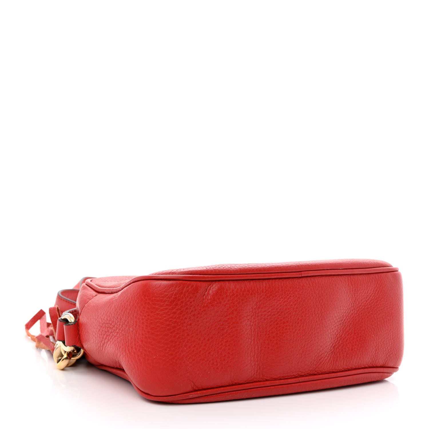 Gucci Pebbled Calfskin Small Soho Disco Bag Tabasco Red 4 of 18