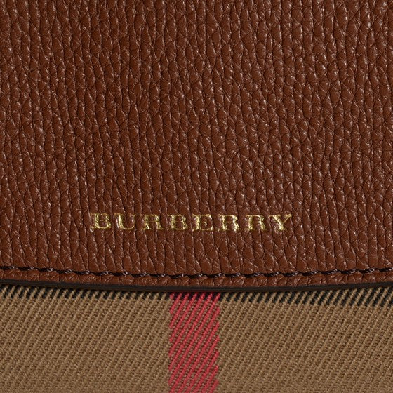 Calfskin House Check Continental Wallet