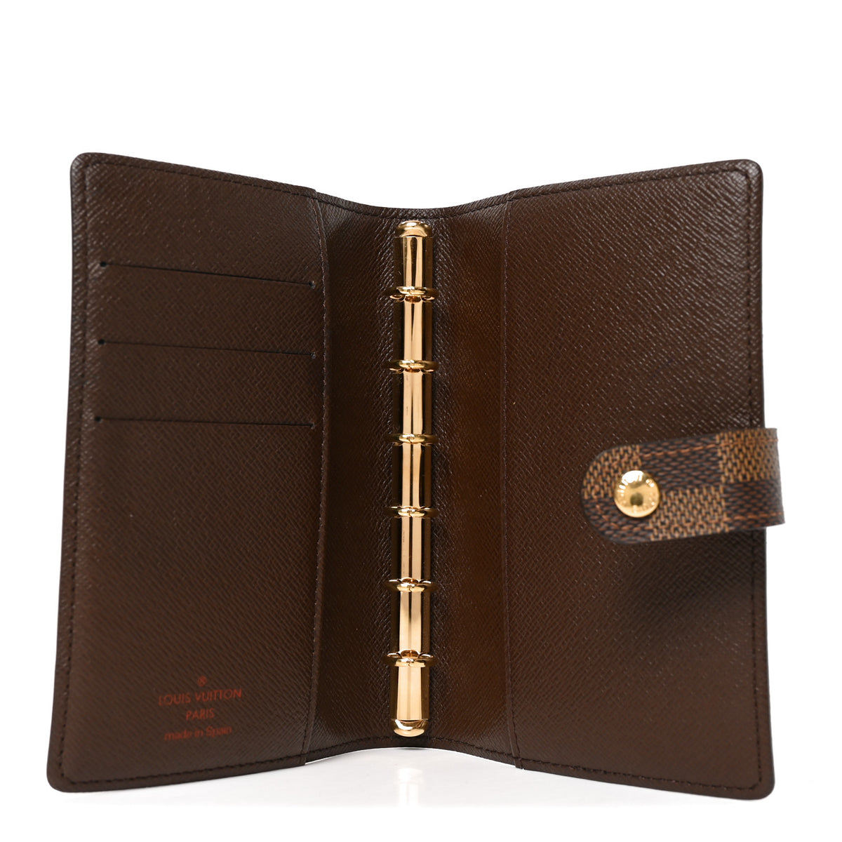 Louis Vuitton Damier Ebene Small Ring Agenda Cover 5 of 6