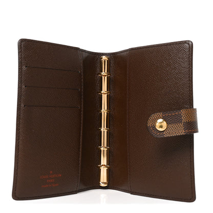 Louis Vuitton Damier Ebene Small Ring Agenda Cover 5 of 6