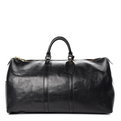Louis Vuitton Epi Keepall 55 Black 1 of 26