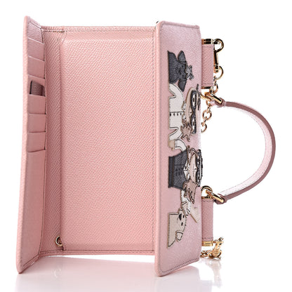 Dolce & Gabbana Dauphine Family Patch Mini Von Bag Rosa Carne 5 of 8