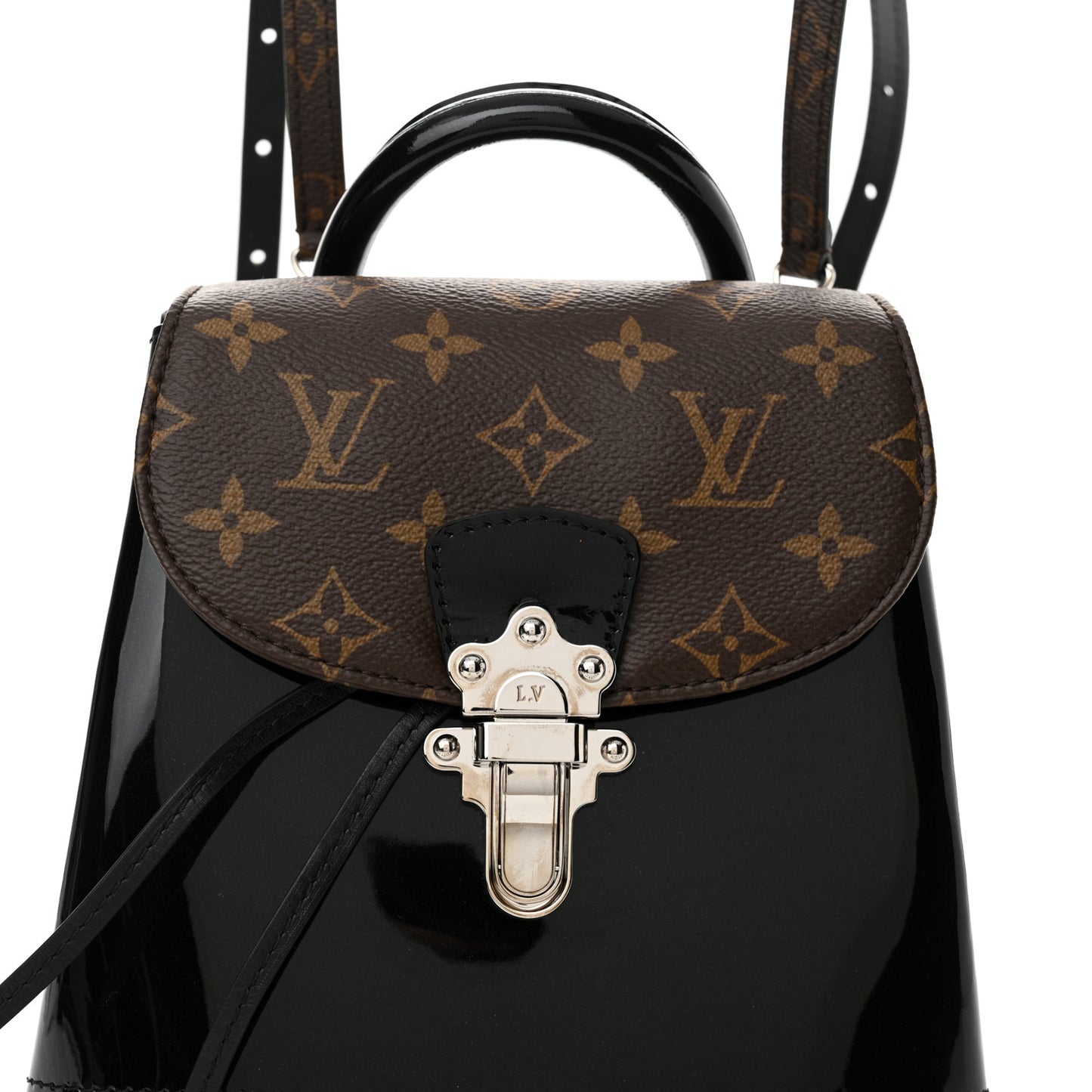 Patent Monogram Hot Springs Backpack Black