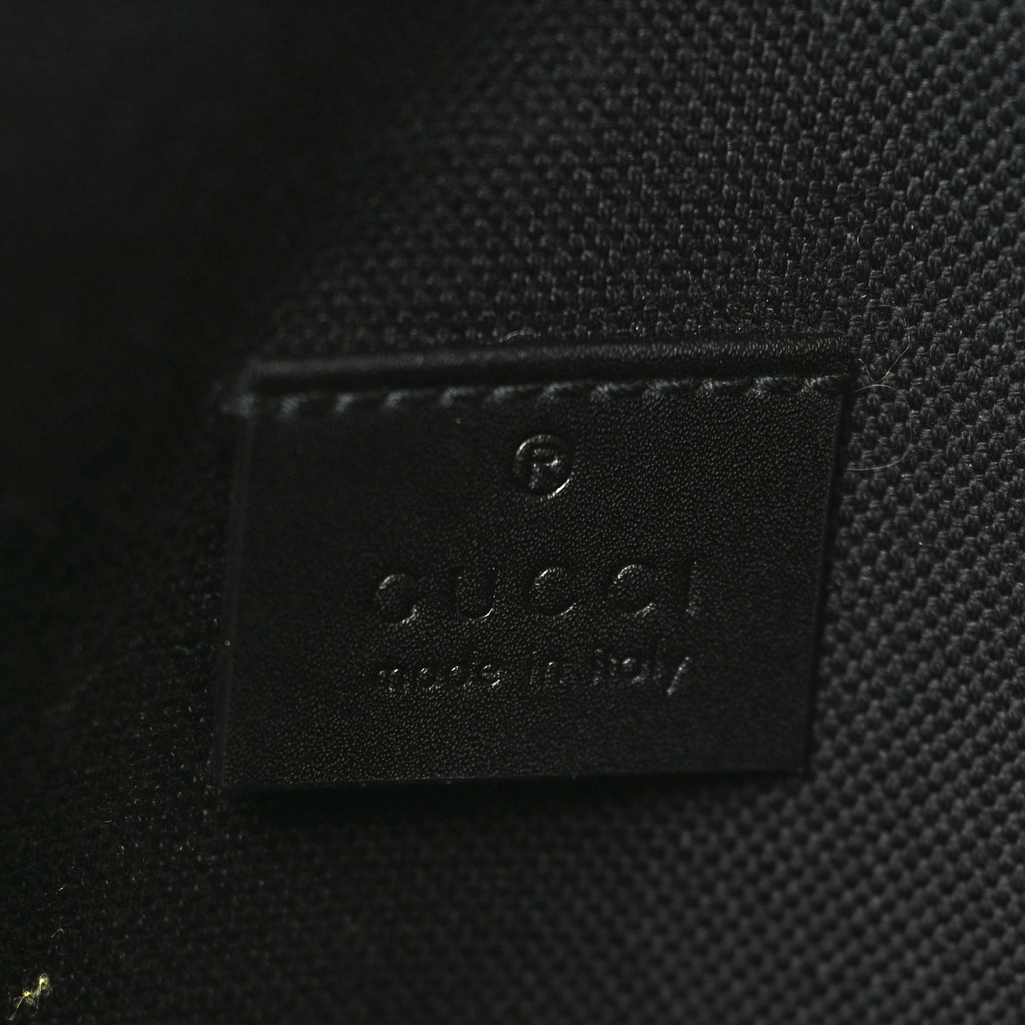 GG Supreme Monogram Web Medium Messenger Bag Black Grey