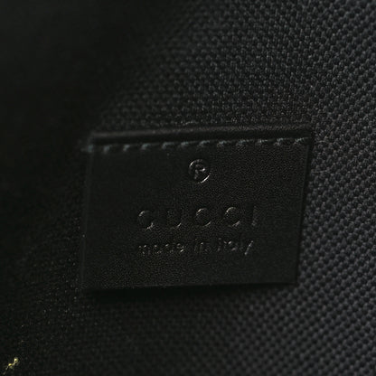 Gucci GG Supreme Monogram Web Medium Messenger Bag Black Grey 6 of 9