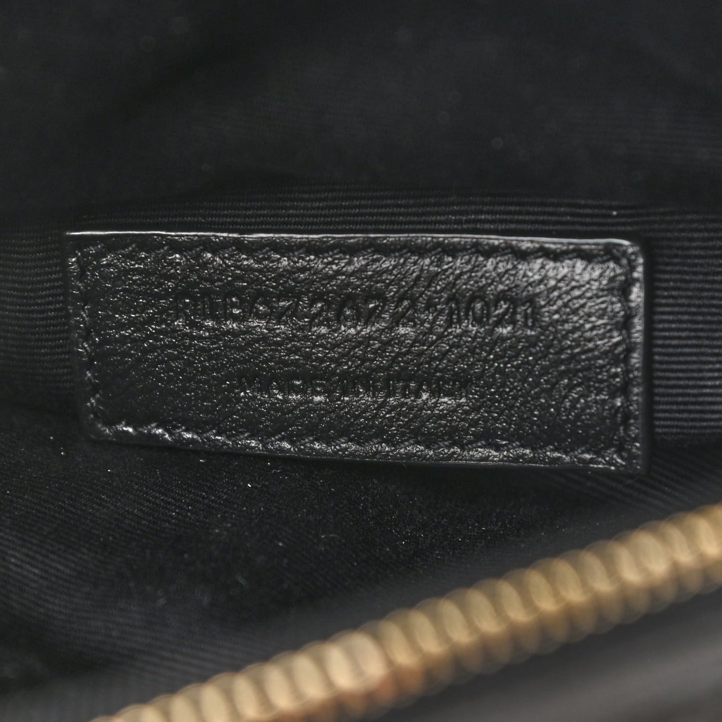Lambskin Quilted Round Le Maillon Round Tassel Chain Crossbody Bag Black