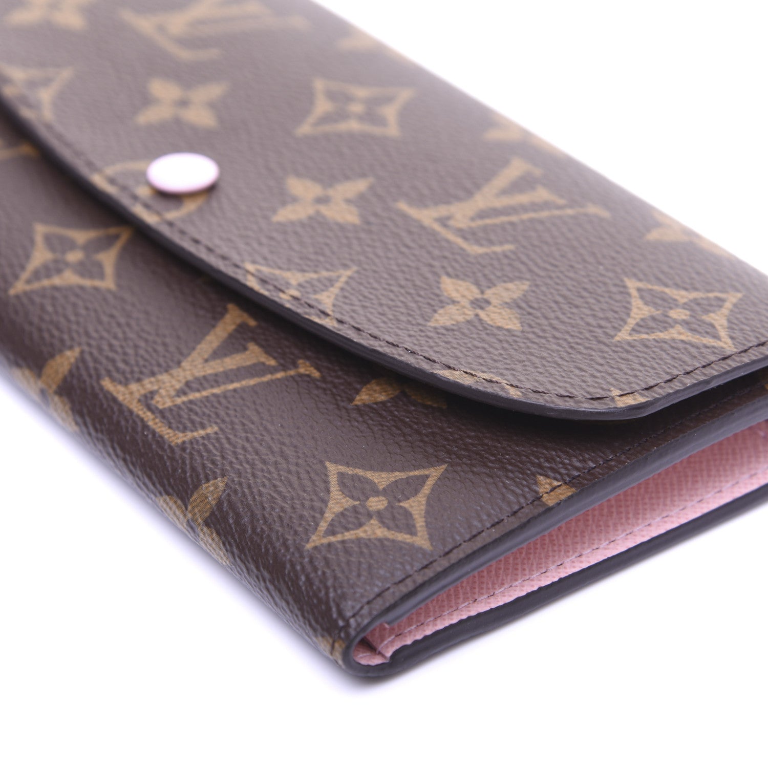 Louis Vuitton Monogram Emilie Wallet Rose Ballerine 7 of 11