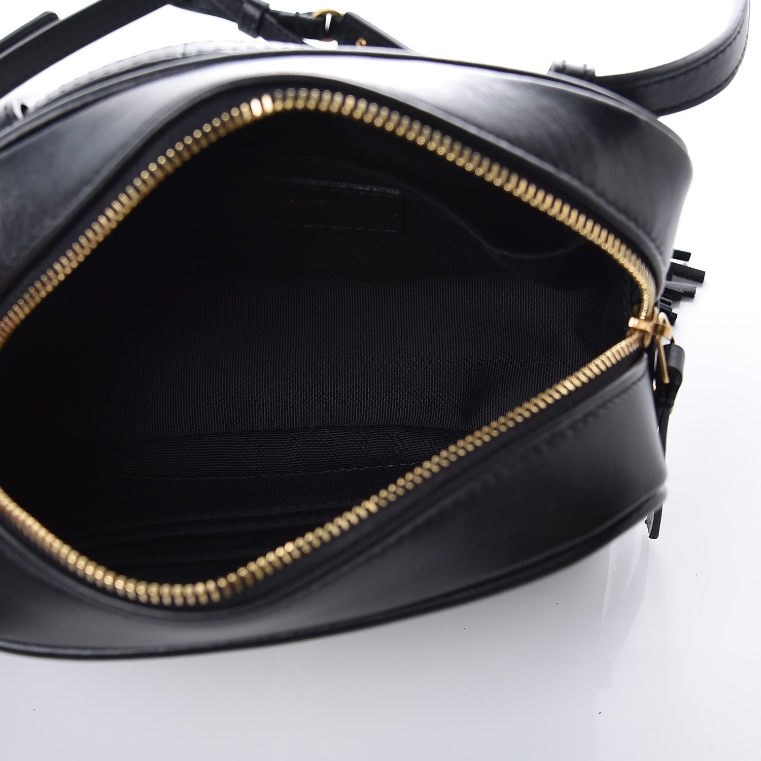 Saint Laurent Calfskin Matelasse Monogram Lou Belt Bag Black 5 of 8