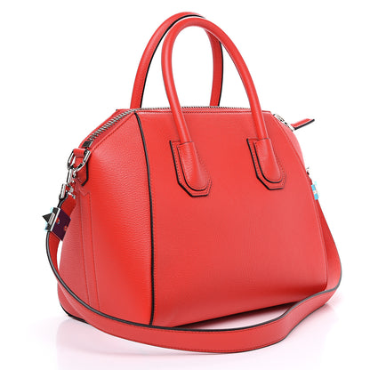 Givenchy Sugar Goatskin Small Antigona Red 2 of 10