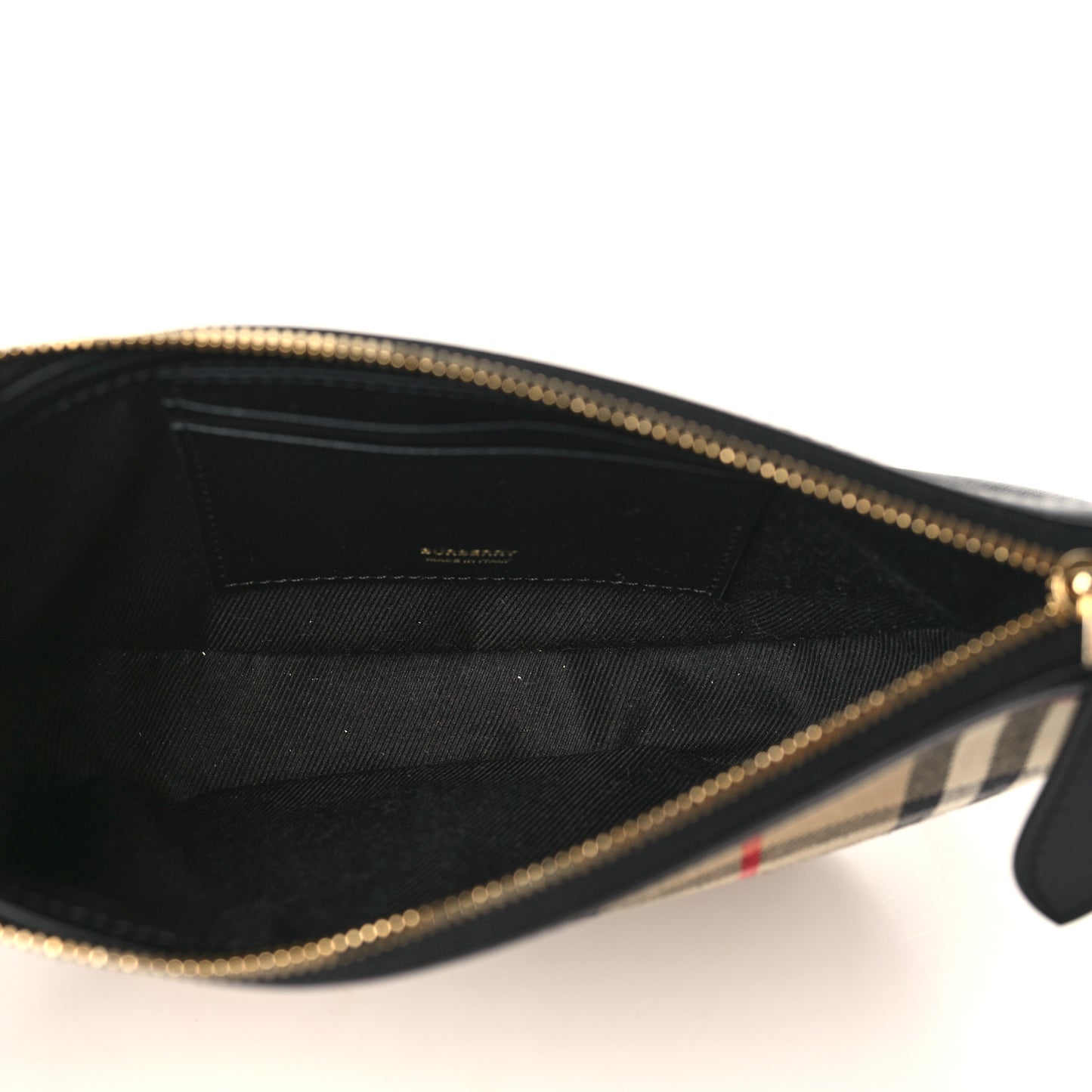 Vintage Check Calfskin Olympia Pouch Archive Beige