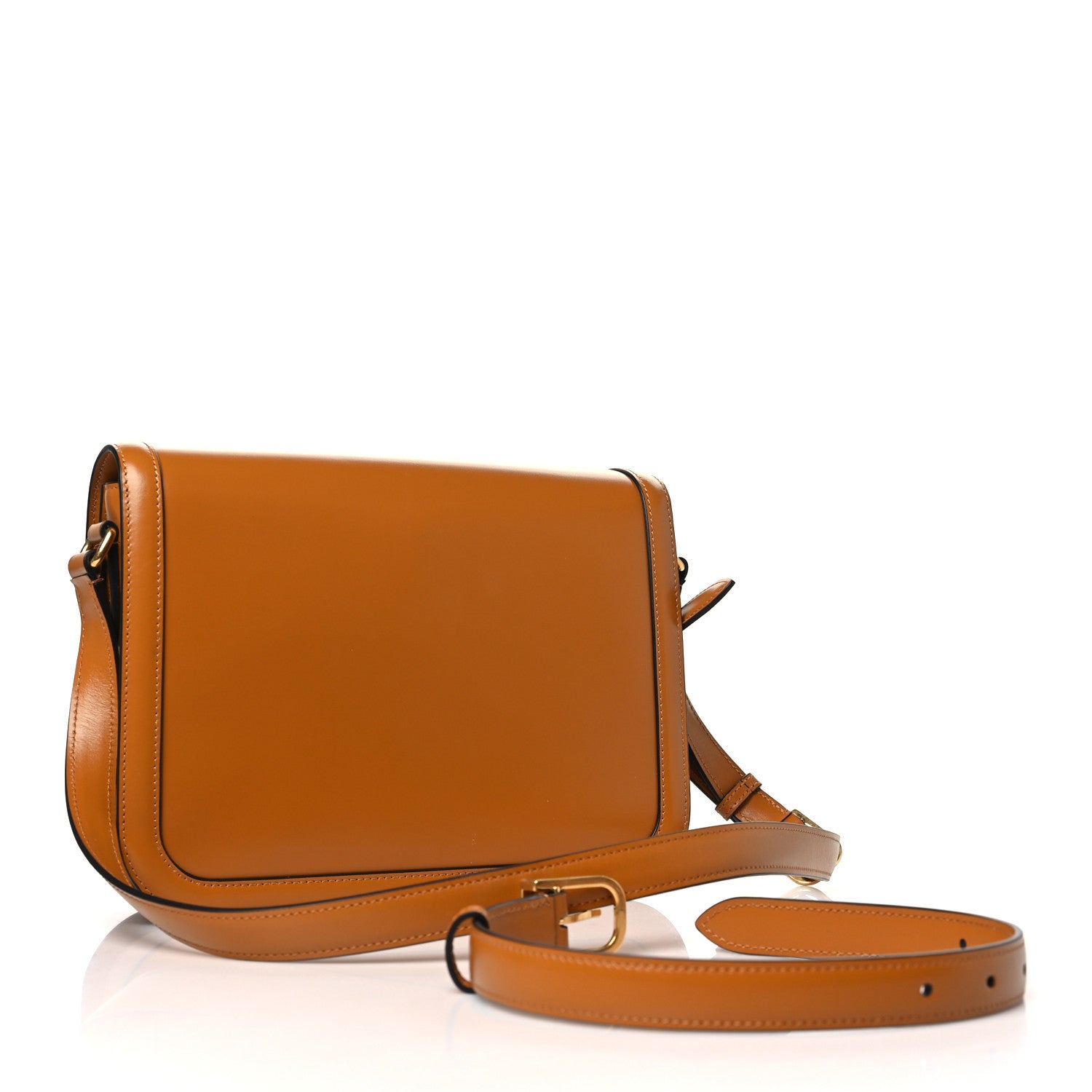 Valentino Garavani Smooth Calfskin 9to5 Shoulder Bag Tan 3 of 9