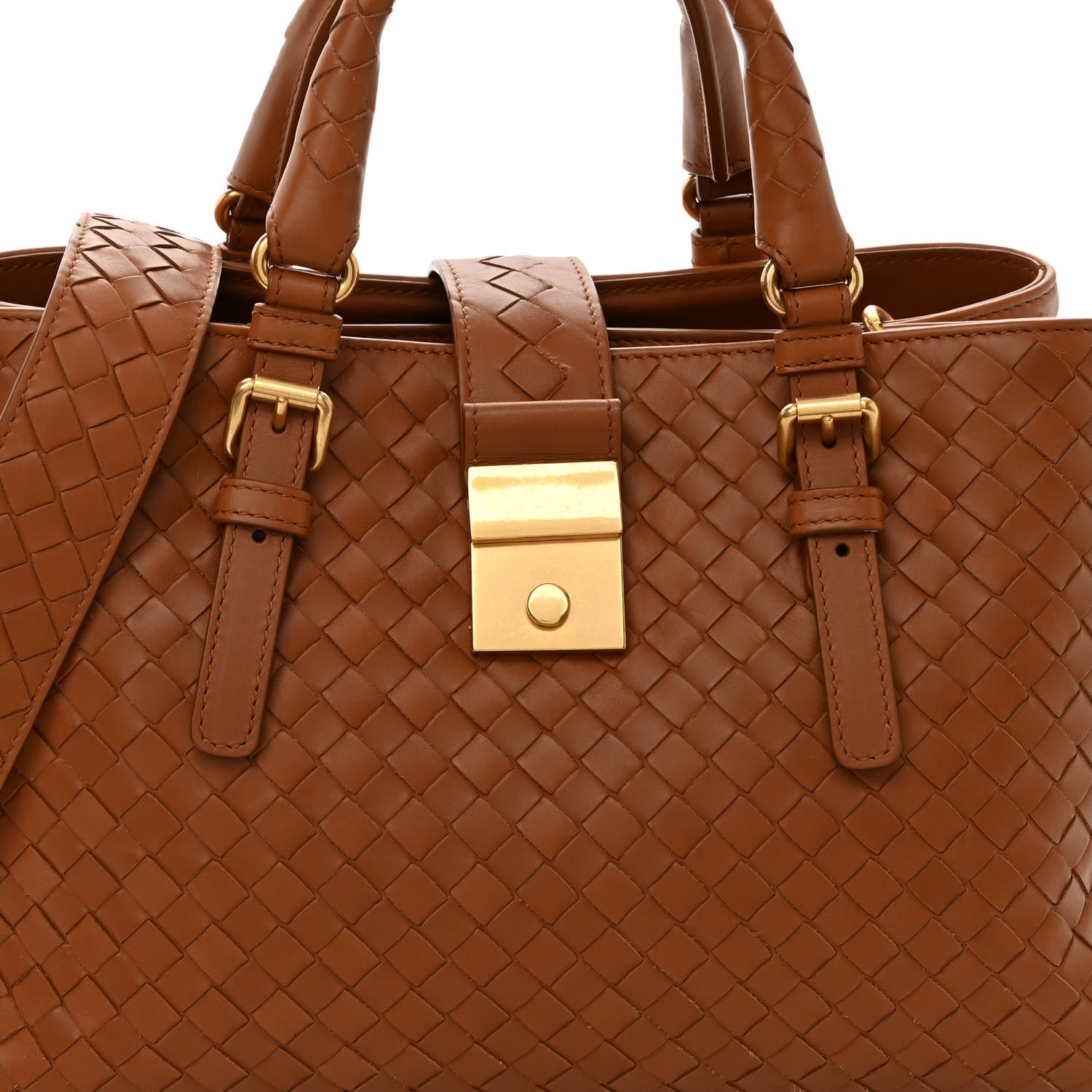 Bottega Veneta Calfskin Intrecciato Mini Roma Noce 7 of 9