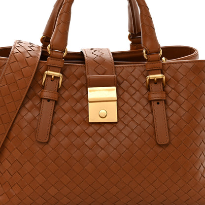 Bottega Veneta Calfskin Intrecciato Mini Roma Noce 7 of 9
