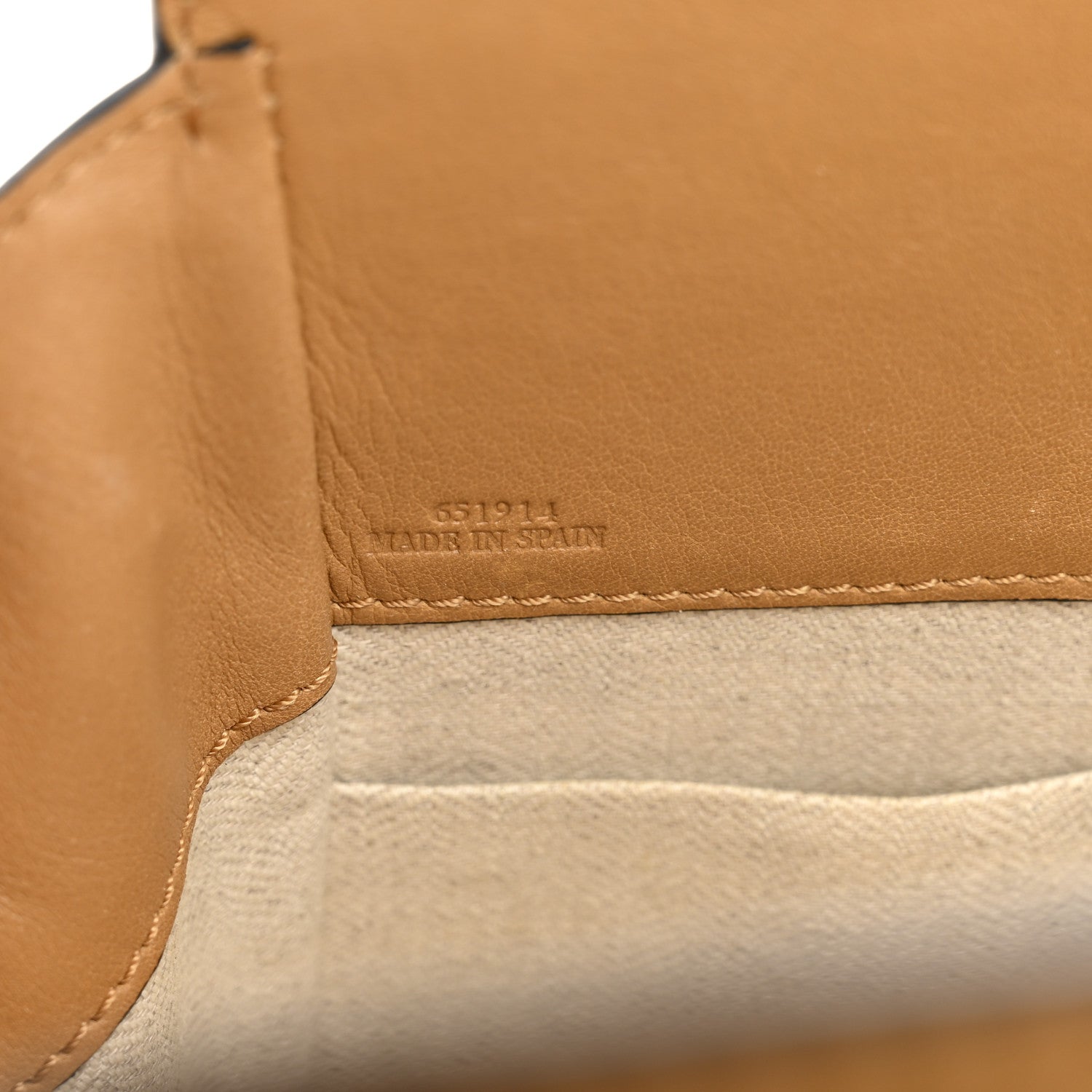 Loewe Calfskin Mini Hammock Shoulder Bag Gold 7 of 14