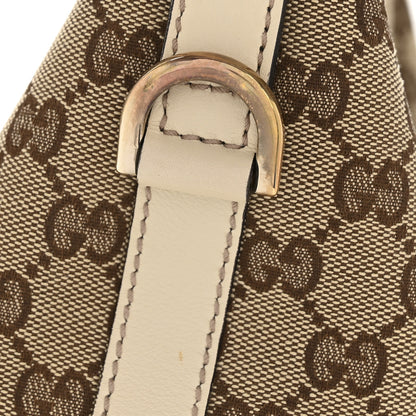 Gucci Monogram Medium New Britt Hobo Off White 12 of 15