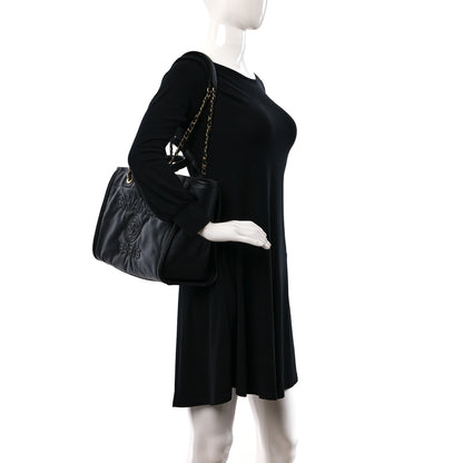 Chanel Calfskin Small Deauville Tote Black 3 of 11