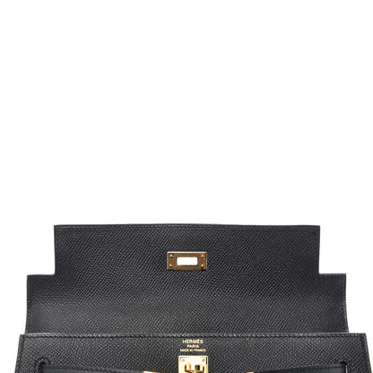 Hermes Epsom Kelly Sellier 25 Black 16 of 38