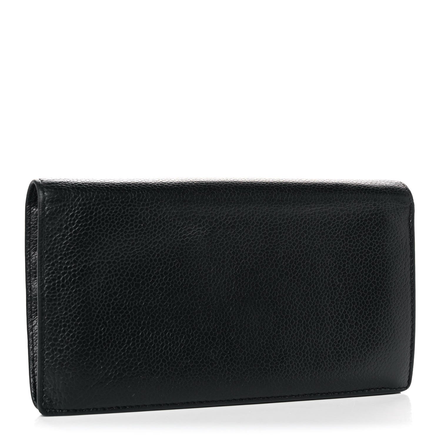 Chanel Caviar Timeless CC Yen Wallet Black 3 of 10