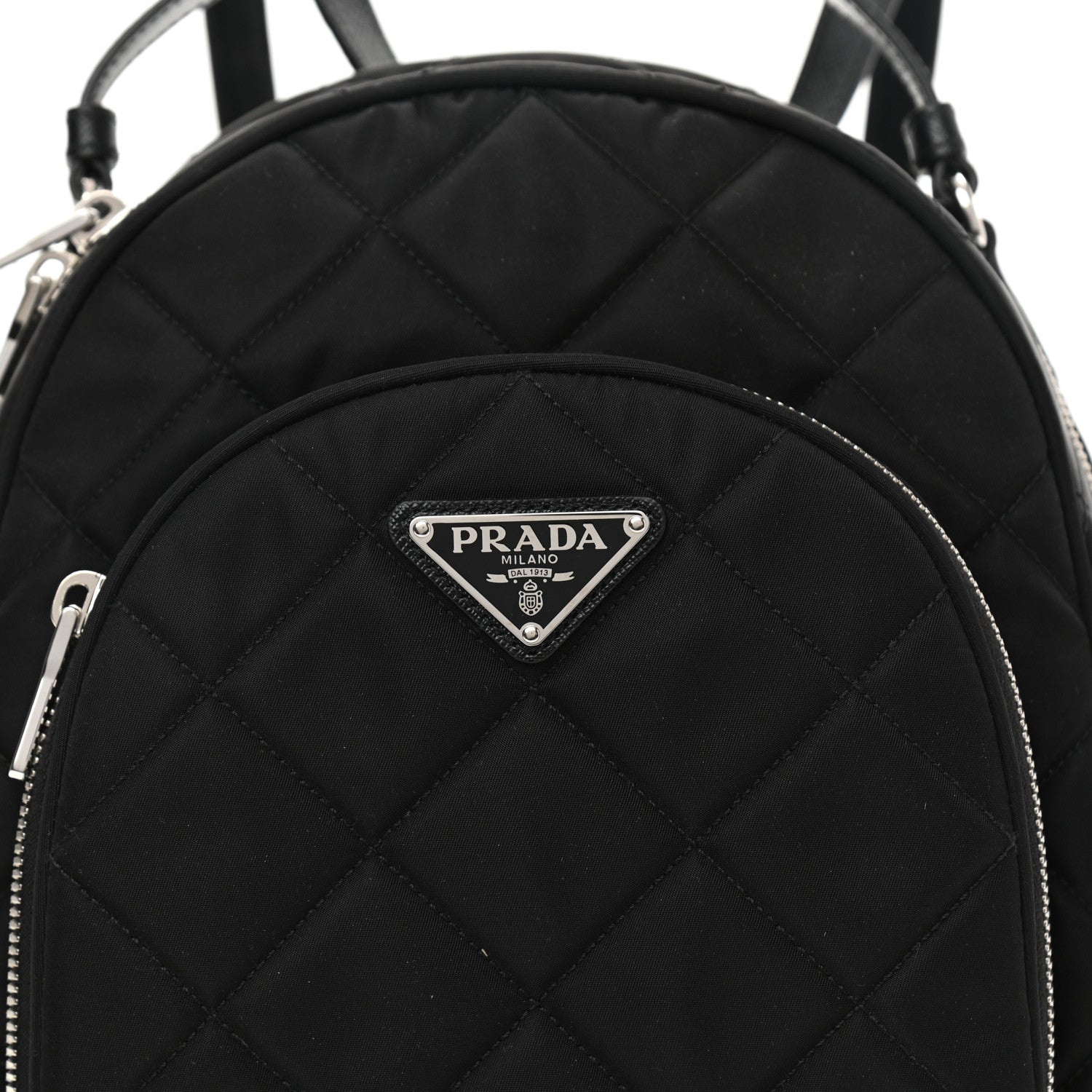 Prada Nylon Tessuto Impuntu Quilted Backpack Black 7 of 7