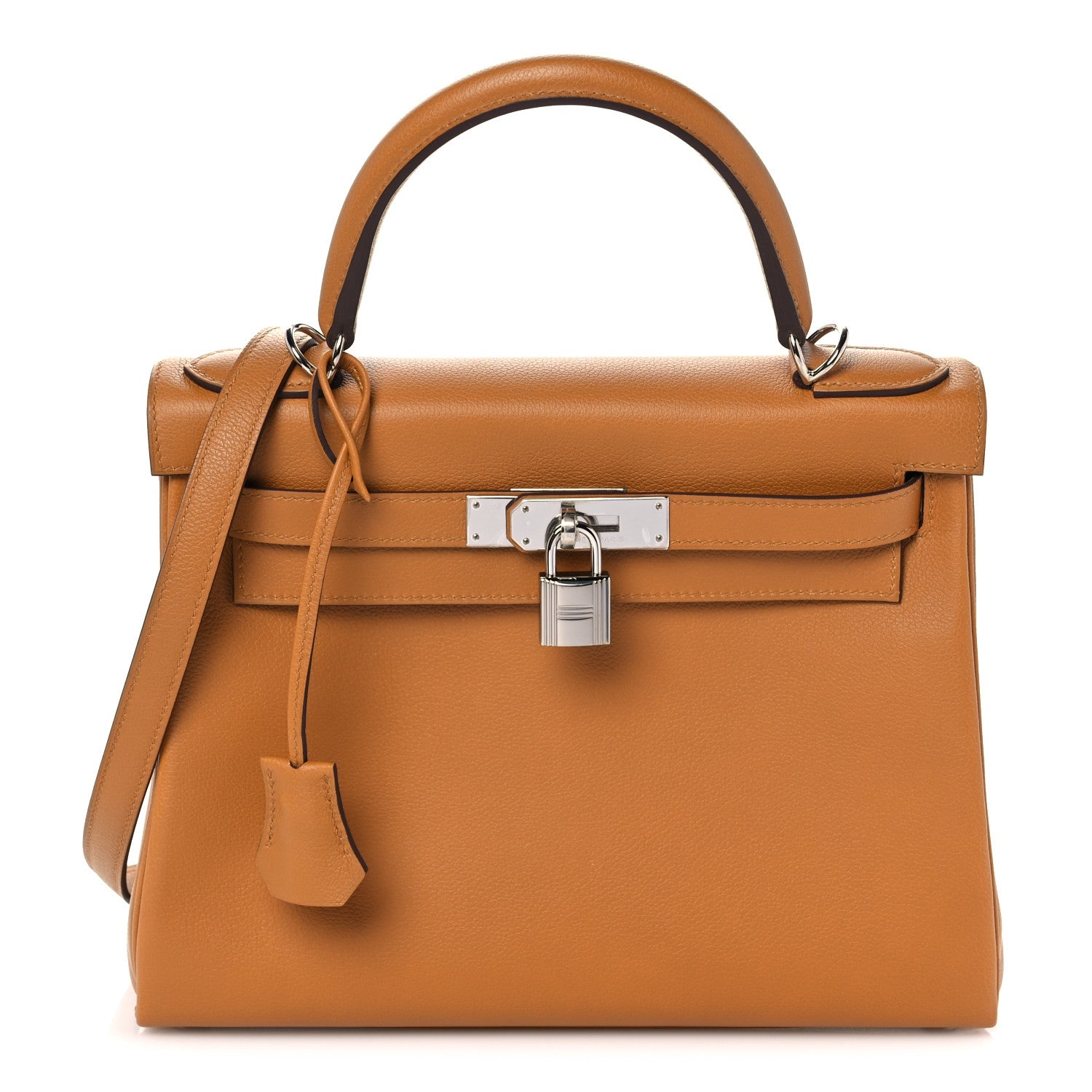 Hermes Evercolor Verso Kelly Retourne 28 Caramel Rose d'Ete 1 of 36