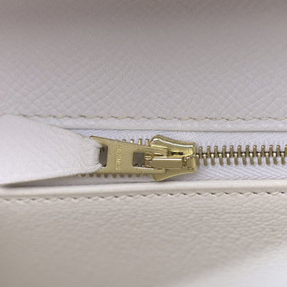 Hermes Epsom Kelly Sellier 40 White 19 of 48