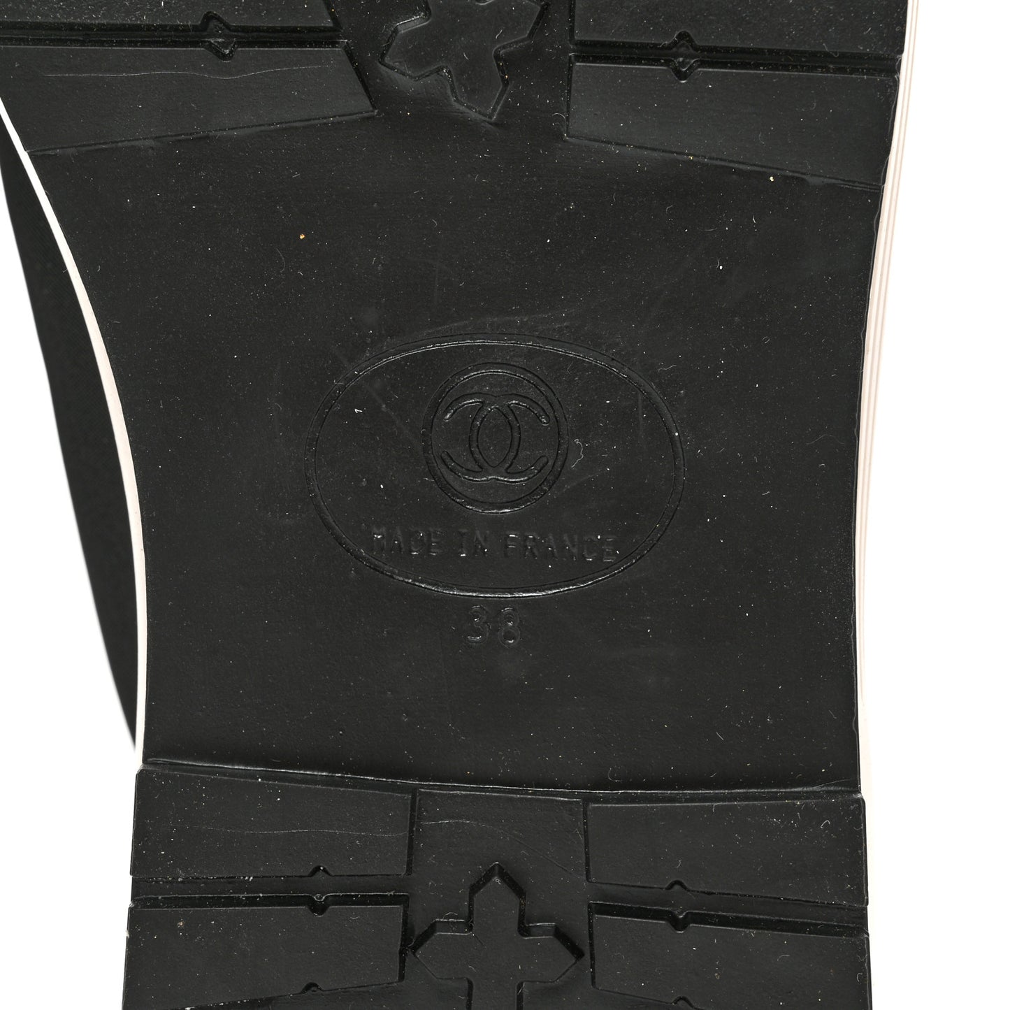 Nylon Suede CC Sneakers 38 Black