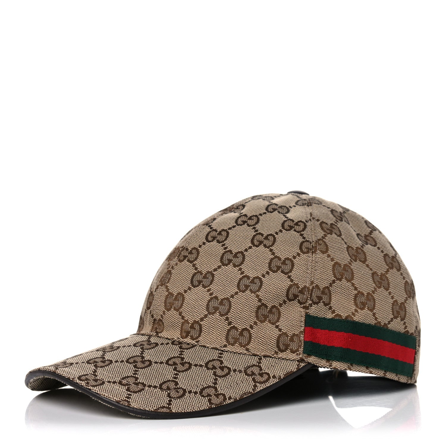Gucci Monogram Web Baseball Hat S Beige Cocoa 1 of 6