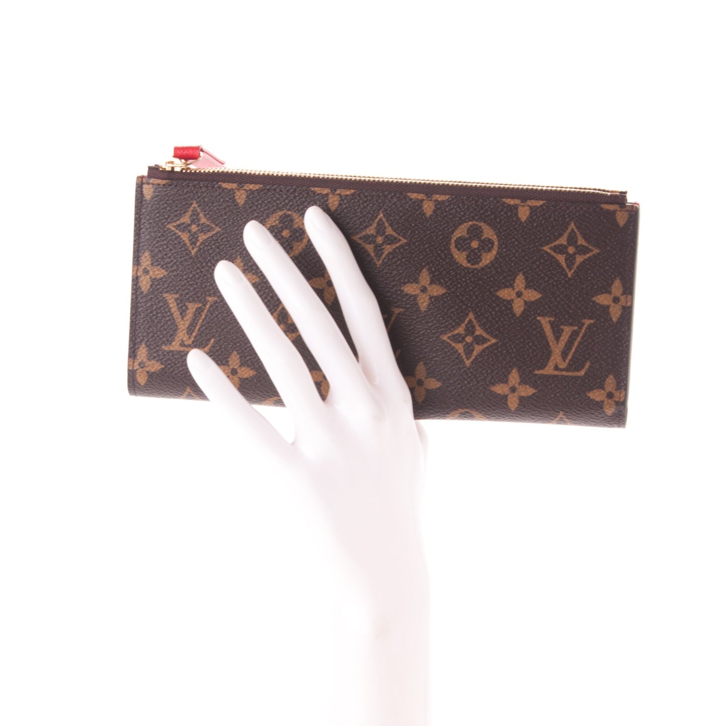Monogram Adele Wallet Coquelicot