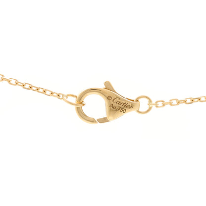 Cartier 18K Yellow Gold Diamond Mother of Pearl XS Amulette de Cartier Pendant Necklace 4 of 4