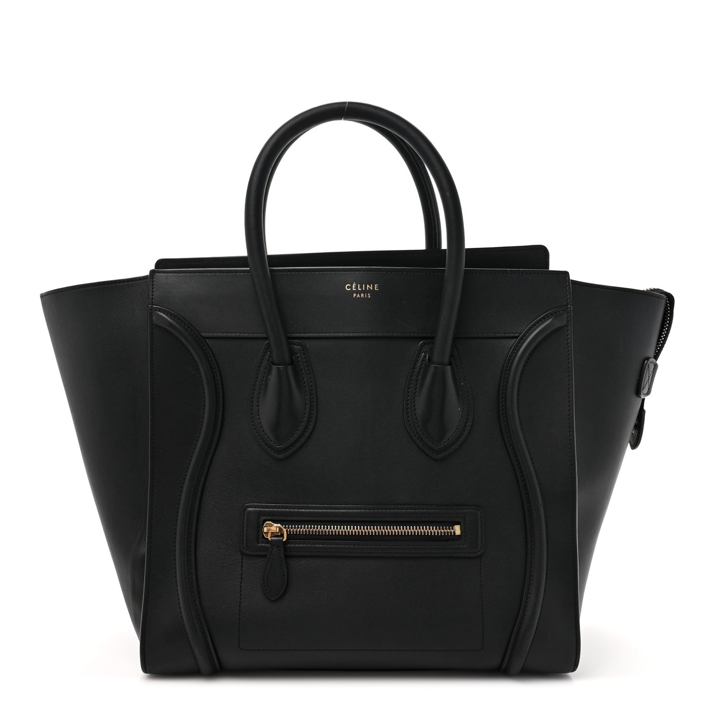 Smooth Calfskin Mini Luggage Black
