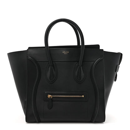 Celine Smooth Calfskin Mini Luggage Black 1 of 19