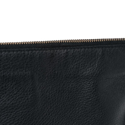 Balenciaga BALENCIAG Veau Papier Classic Silver Hardware Clutch Black 16 of 19