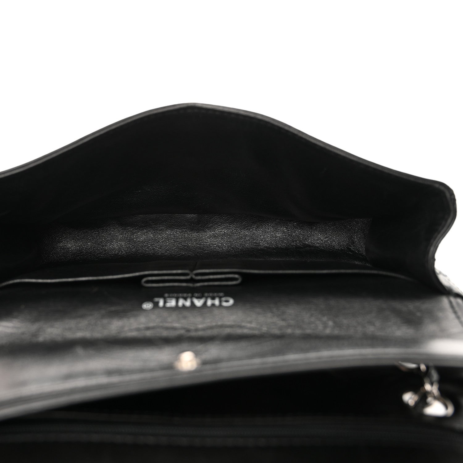 Chanel Patent Calfskin Quilted Medium Double Flap Black 5 of 10