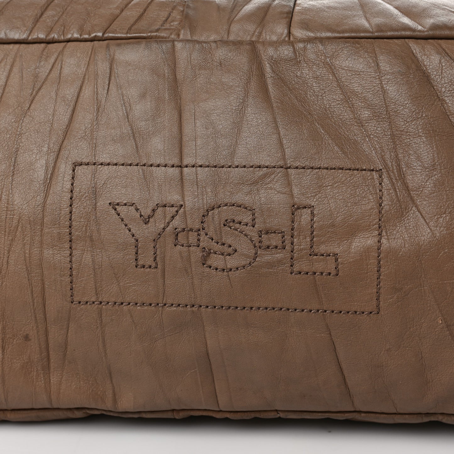 Calfskin Y Tote Beige
